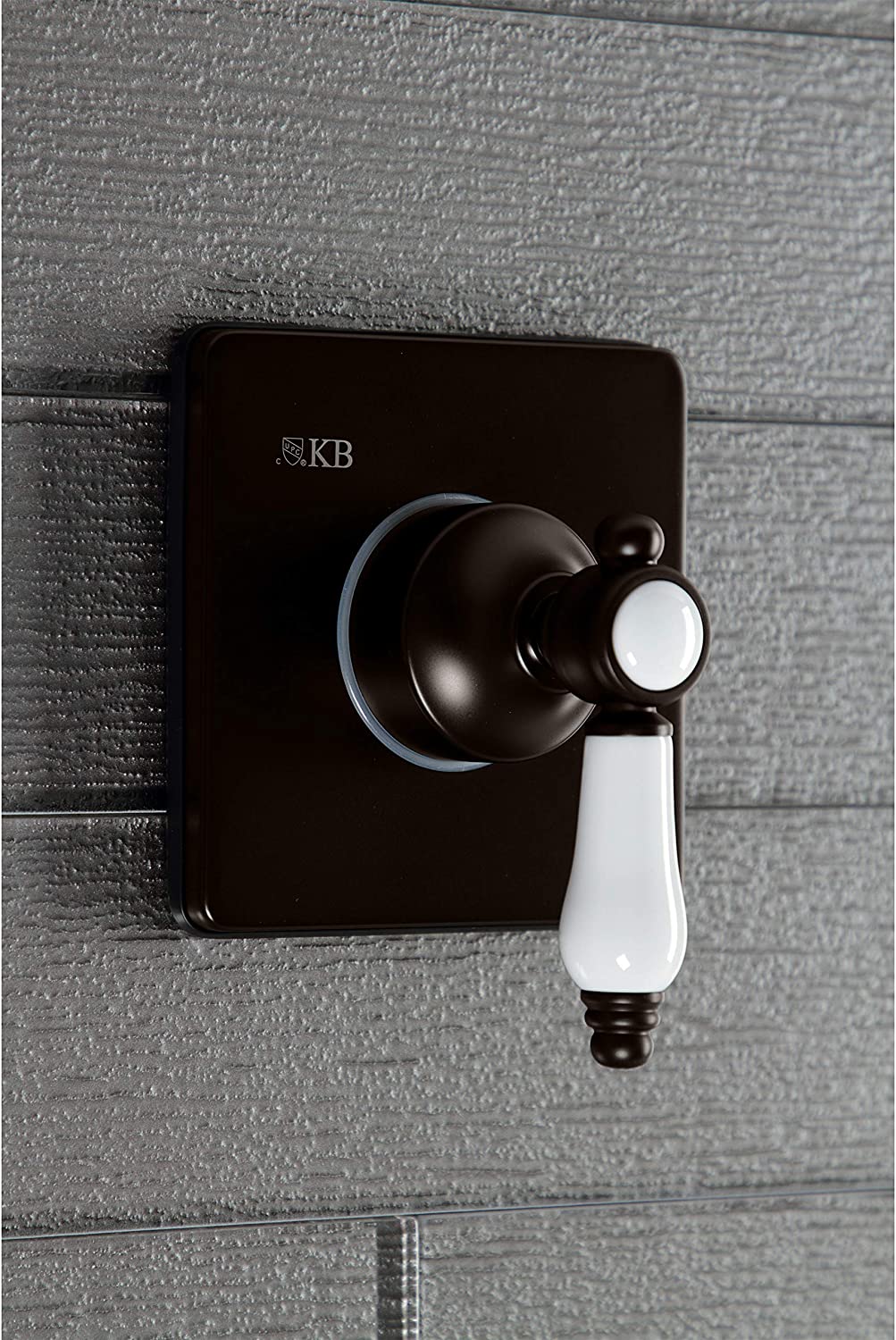 Kingston Brass KS3045BPL Bel-Air Three-Way Diverter Valve with Trim Kit, Oil Rubbed Bronze