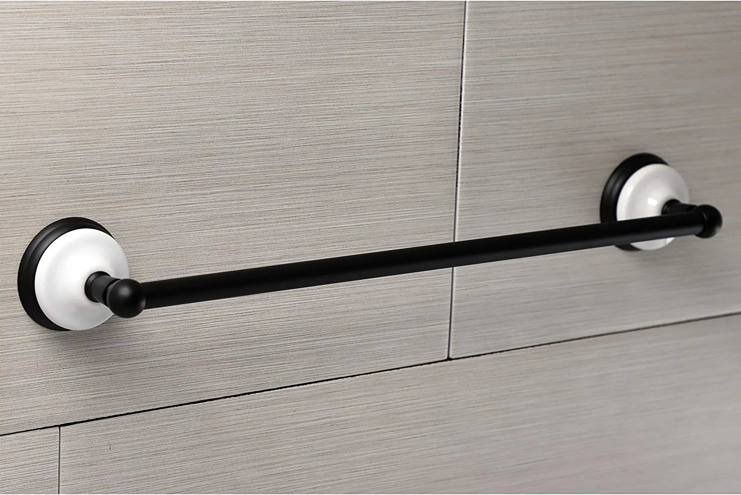 Kingston Brass BA1112MB Victorian Towel Bar, Matte Black