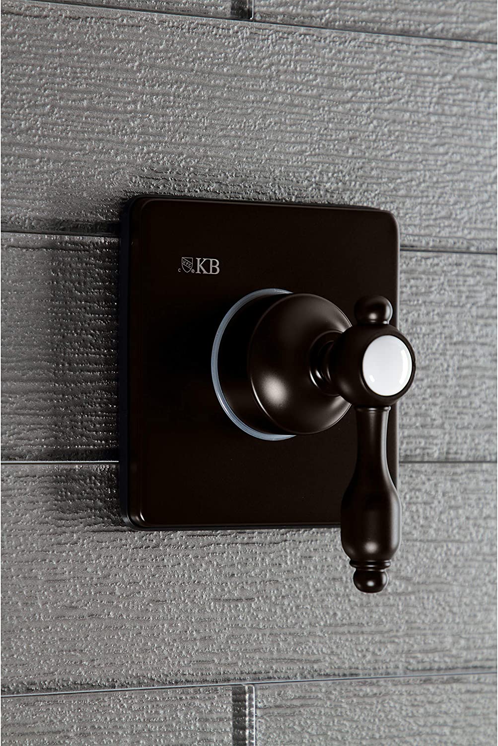 Kingston Brass KS3045TAL Tudor Three-Way Diverter Valve with Trim Kit, Oil Rubbed Bronze