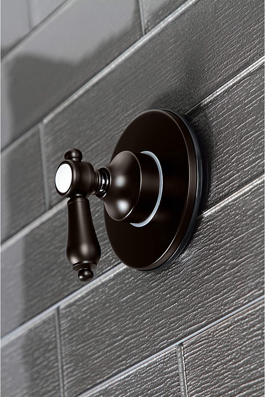 Kingston Brass KS3035BAL Heirloom Three-Way Diverter Valve with Trim Kit, Oil Rubbed Bronze