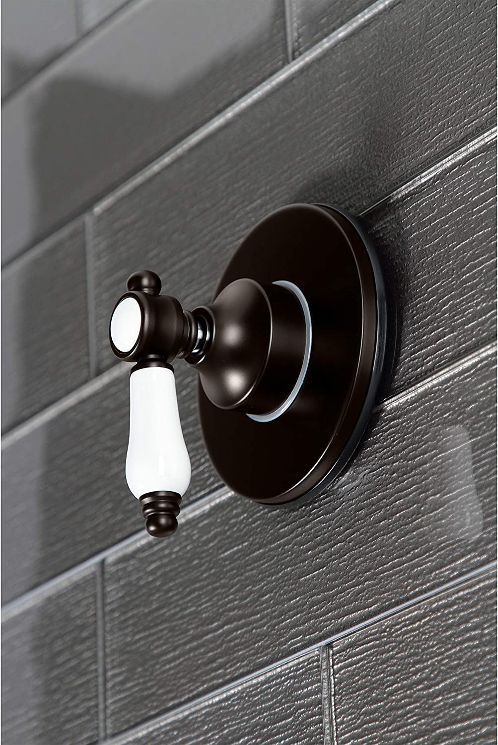 Kingston Brass KS3035BPL Bel-Air Three-Way Diverter Valve with Trim Kit, Oil Rubbed Bronze