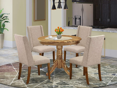 East West Furniture dining set, Natural