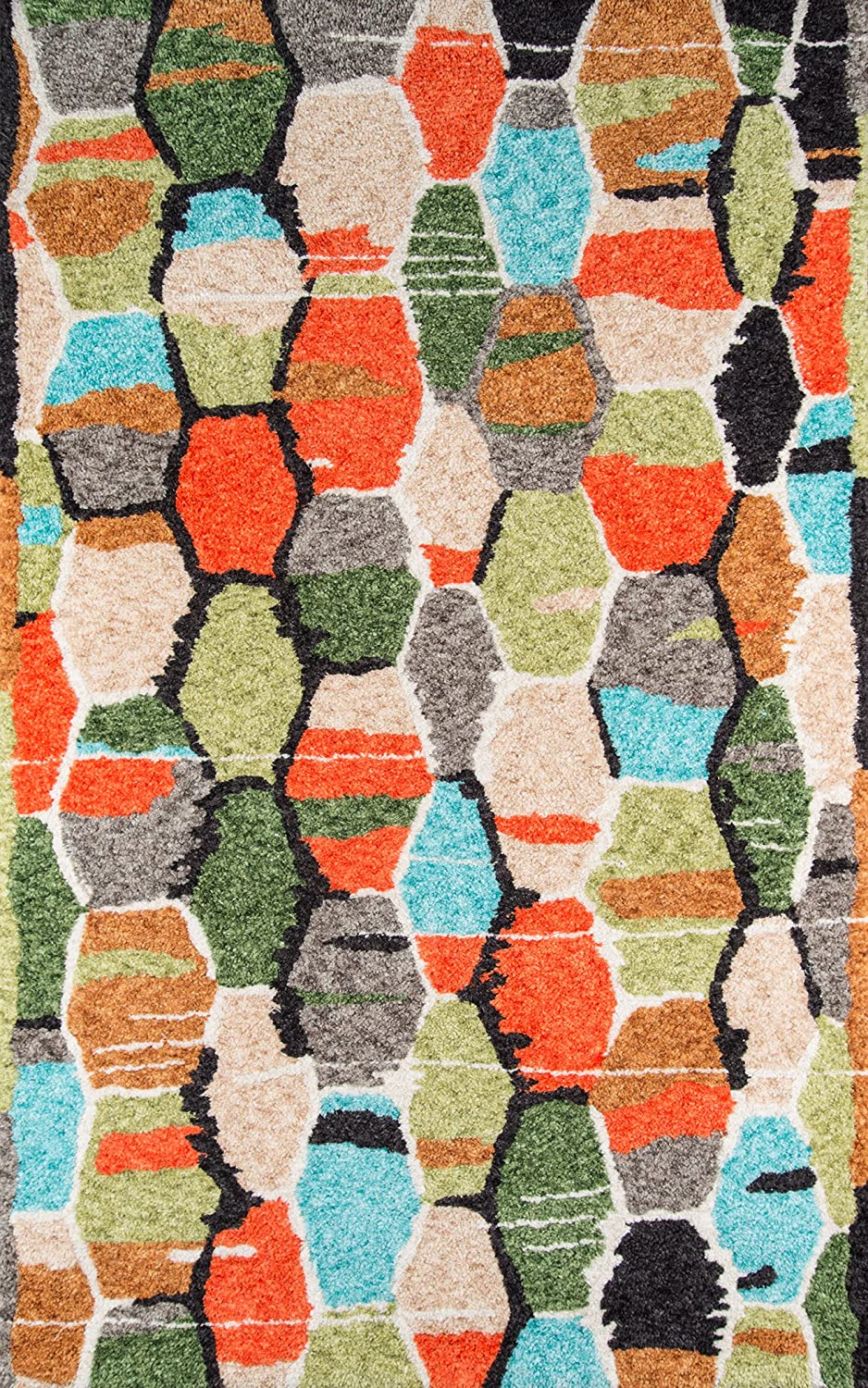 Novogratz Bungalow Collection Tiles Area Rug, 3&#39;6&#34; x 5&#39;6&#34;, Multicolor