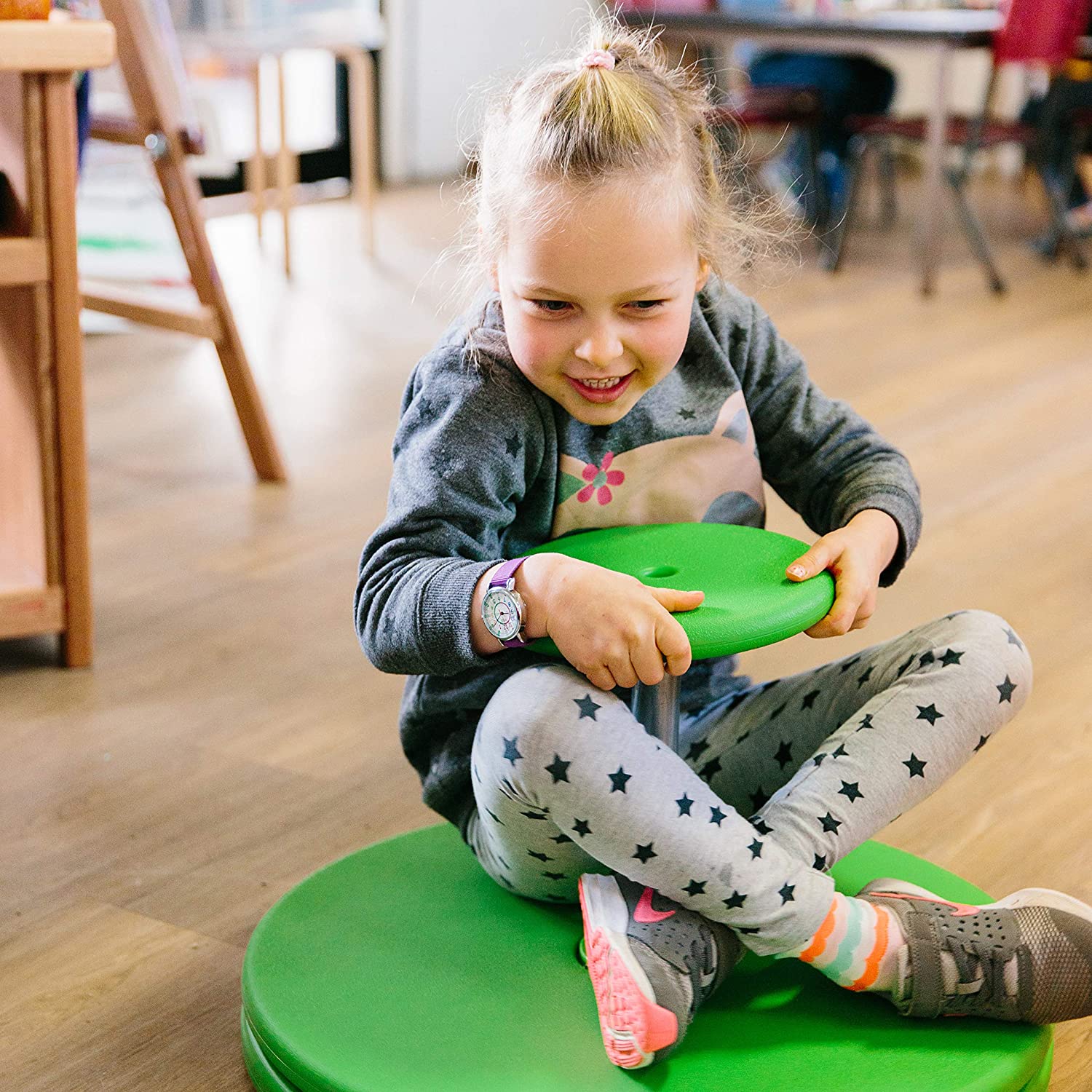 THE FRECKLED FROG Whizzy Dizzy - Highest Quality Sit and Spin Toy for Preschoolers - Ages 3+