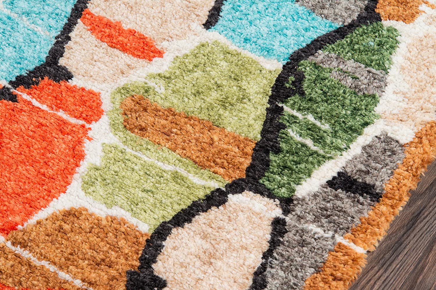 Novogratz Bungalow Collection Tiles Area Rug, 3&#39;6&#34; x 5&#39;6&#34;, Multicolor