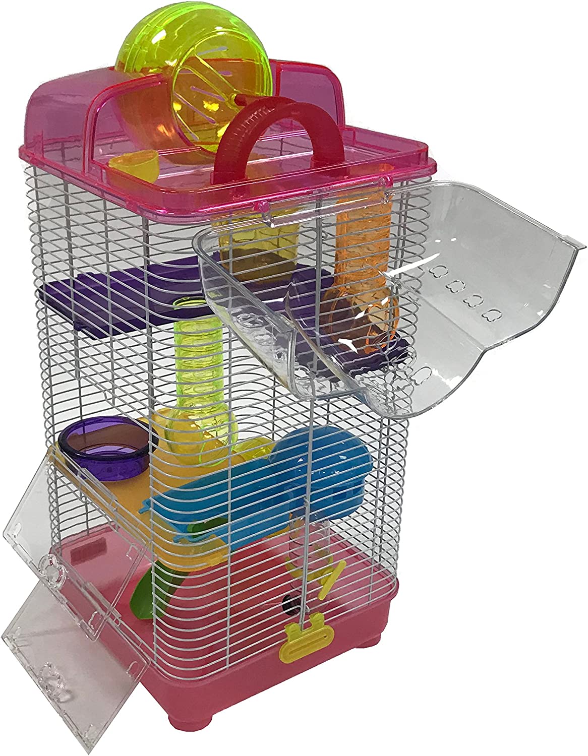 3 Level Clear Plastic Mice Cage