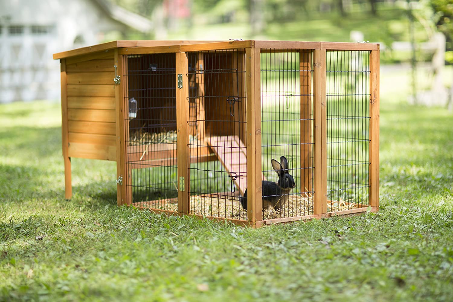 Prevue Hendryx 460PEN Pet Products Rabbit Playpen, Small, Natural