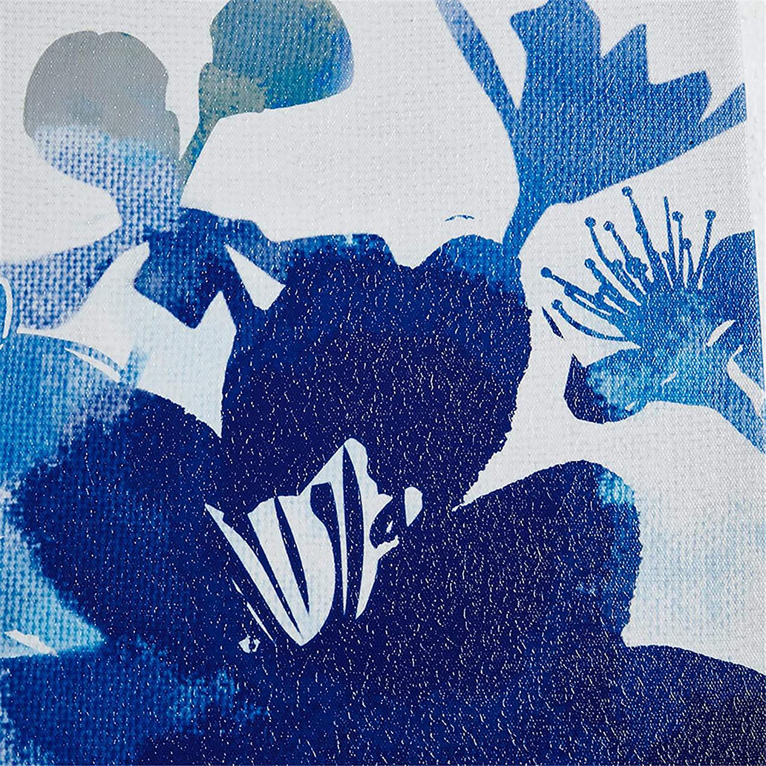 Madison Park, Cobalt Garden 3 Piece Set Wall Art, Gel Coated Canvas, Modern Floral Garden, Butterfly Painting, Global Inspired Painting Living Room Accent D√É∆í√Ç¬©cor, Blue Multi, 11 x 14