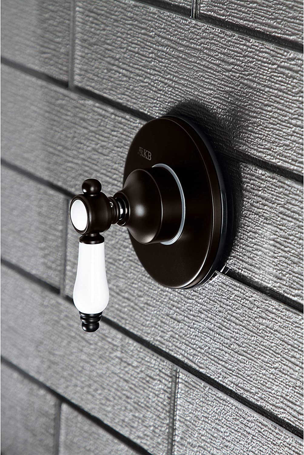 Kingston Brass KS3035BPL Bel-Air Three-Way Diverter Valve with Trim Kit, Oil Rubbed Bronze