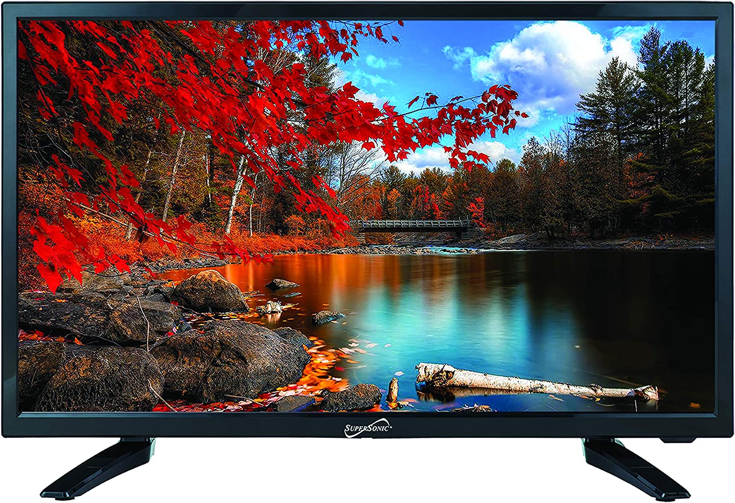 Supersonic SC-2211 22-Inch 1080p LED Widescreen HDTV with HDMI Input (AC/DC Compatible)