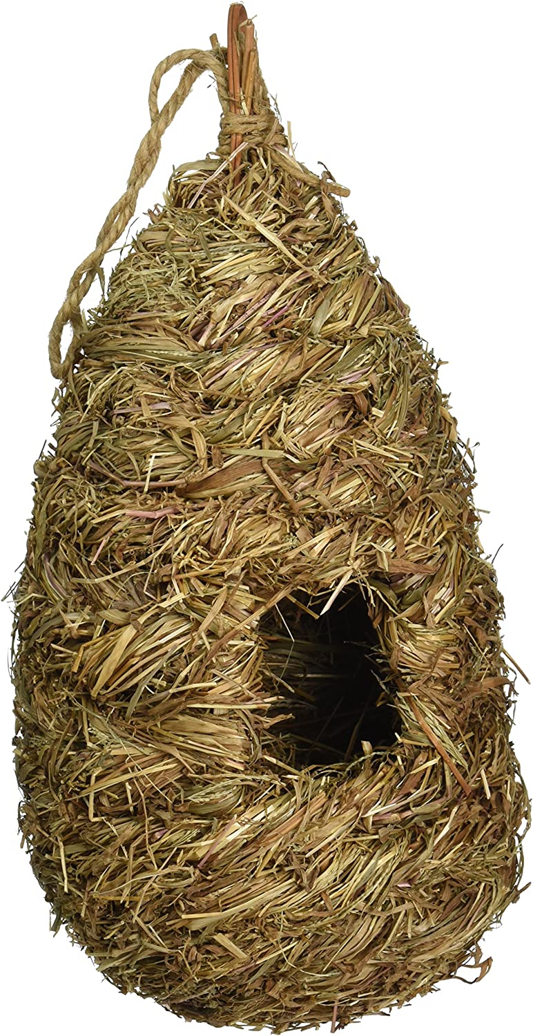 Prevue Pet Products BPV1174 Grass Handwoven Bird Nest