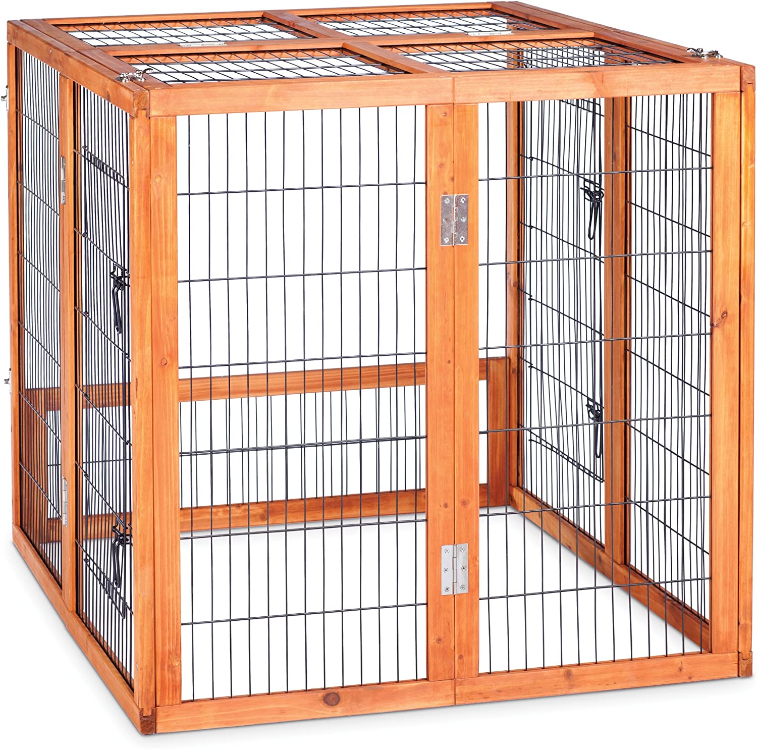 Prevue Hendryx 460PEN Pet Products Rabbit Playpen, Small, Natural