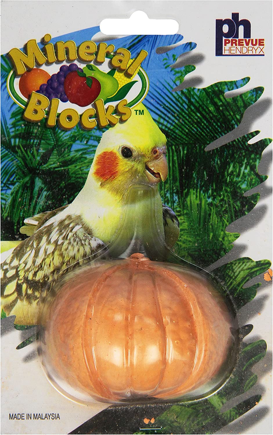 Prevue Pet Products Fruit Bird Mineral Blocks Assorted Styles and Colors Sold Individually