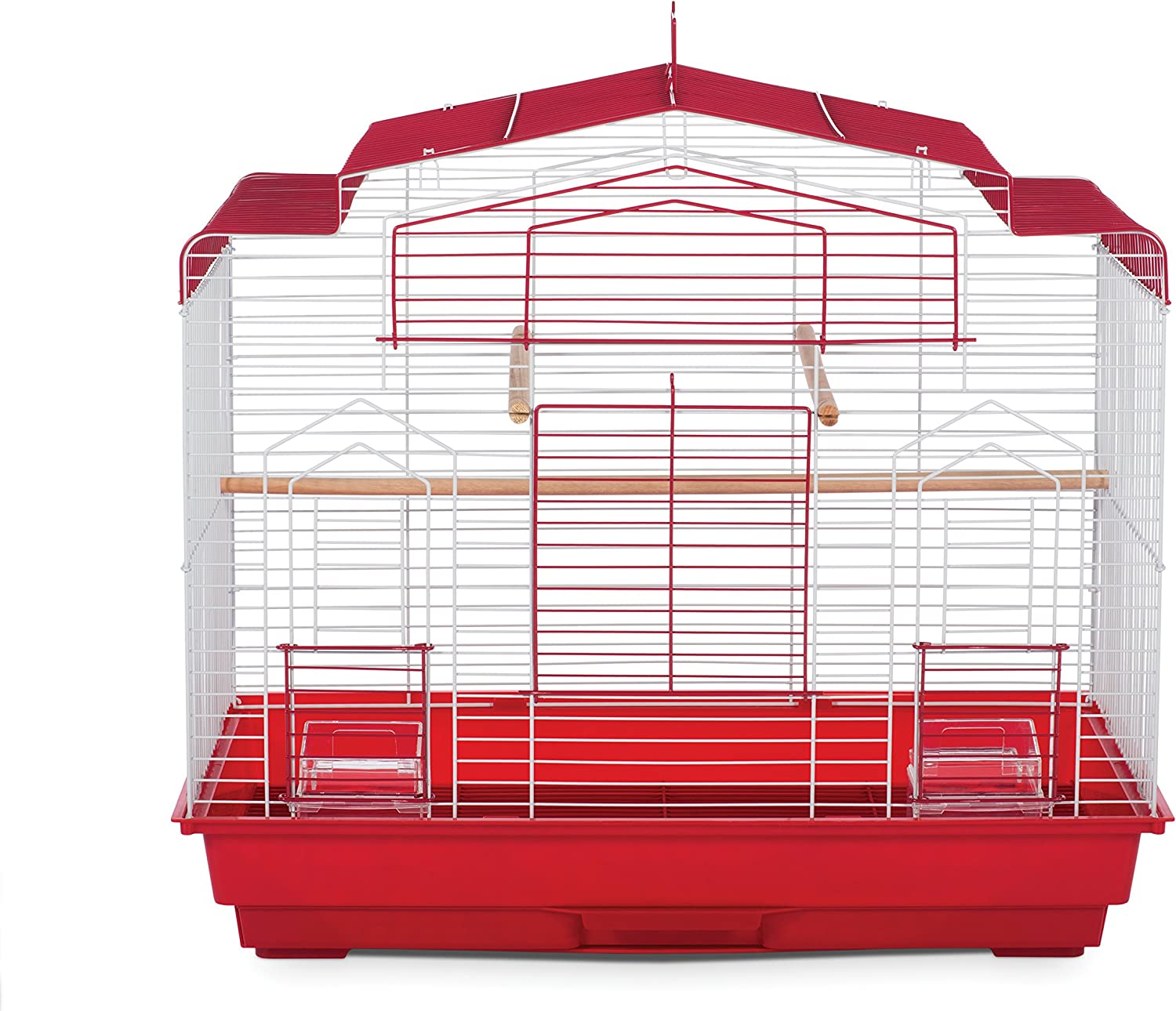 Prevue Pet Products SP50051 Barn Style Bird Cage, Brown/White