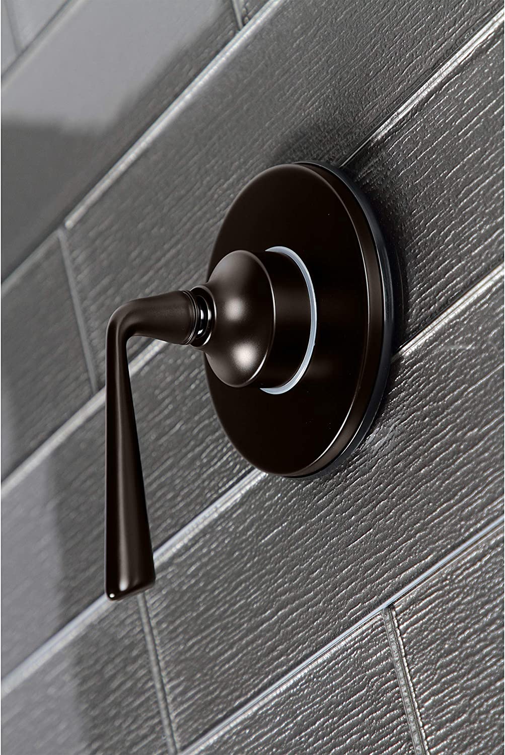 Kingston Brass KS3035ZL Three-Way Diverter Valve with Trim Kit, Oil Rubbed Bronze