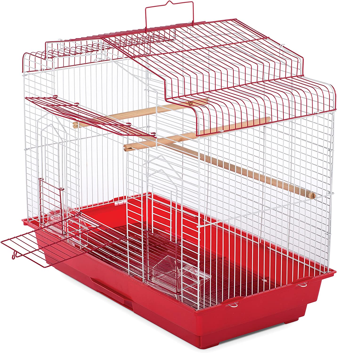 Prevue Pet Products SP50051 Barn Style Bird Cage, Brown/White