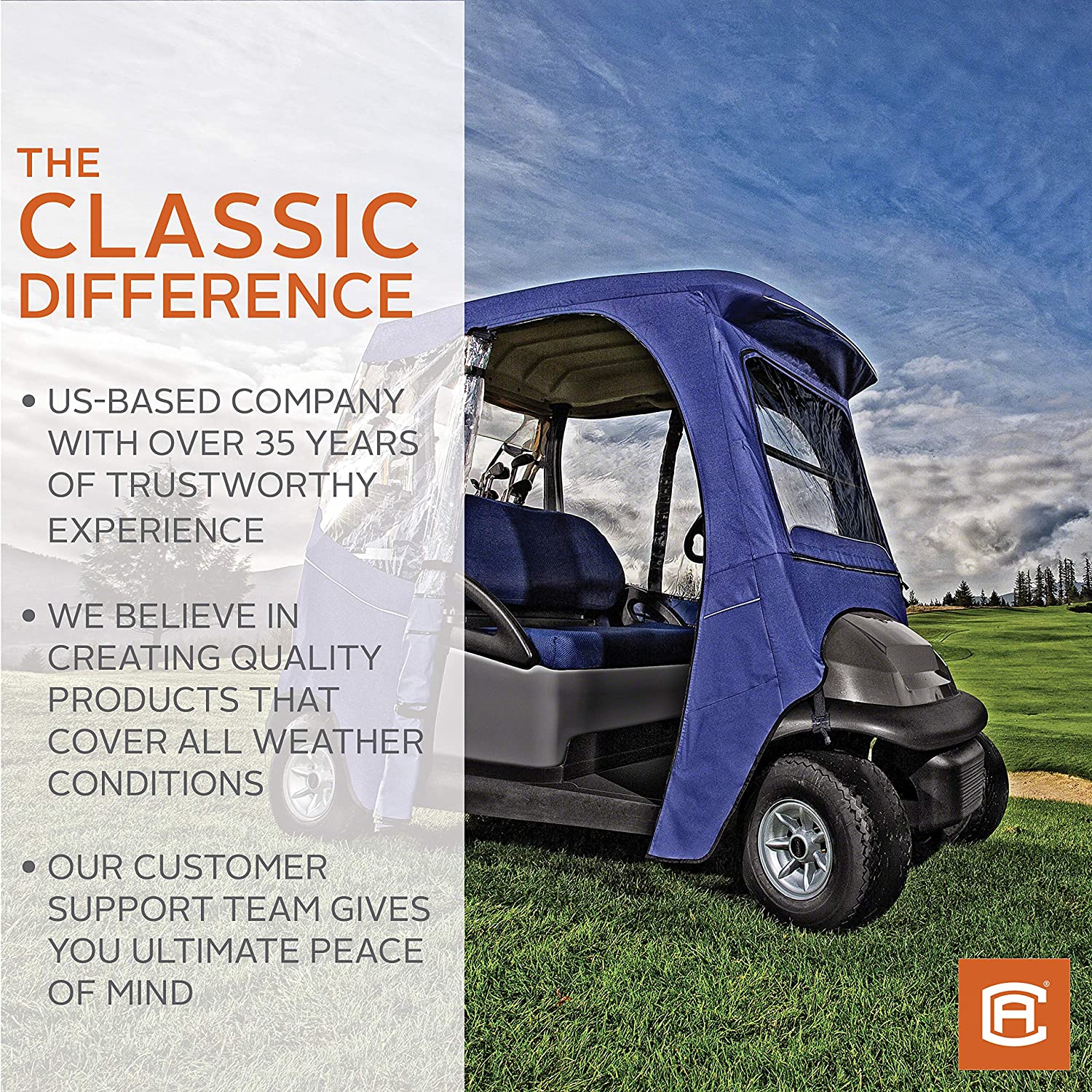 Classic Accessories Fairway Golf Cart Seat Blanket/Cover