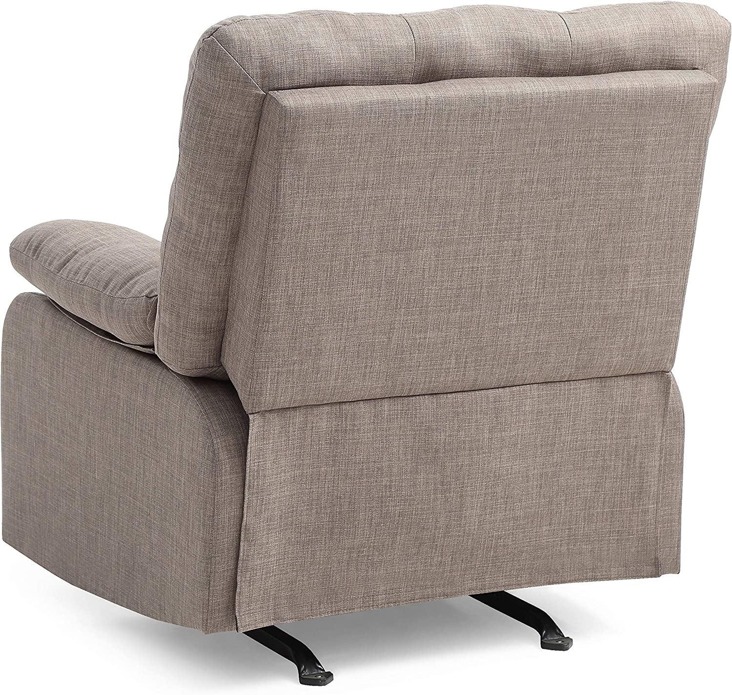 Glory Furniture Cindy Recliner, Gray. Living Room Furniture, 38&#34; H x 37&#34; W x 39&#34; D