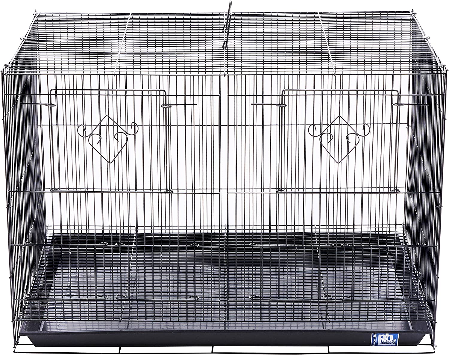 Prevue Hendryx SPF063 Divided Flight Cage, Black