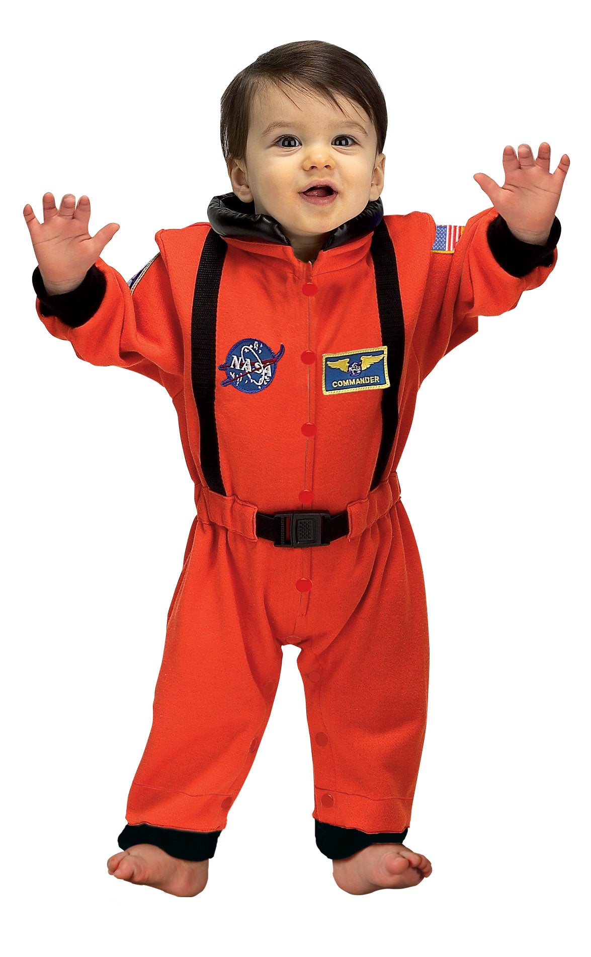 Jr. Astronaut Suit` size 6 to 12 Months (Orange)