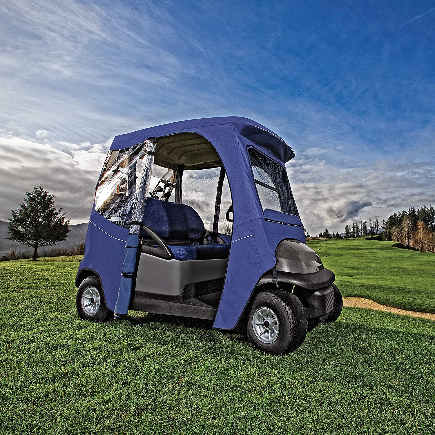 Classic Accessories Fairway Golf Cart Deluxe Enclosure