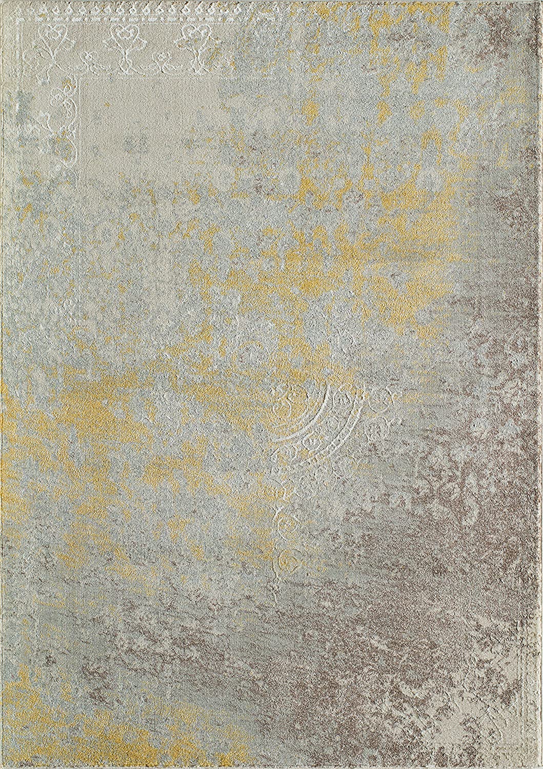 Momeni Rugs Luxe Collection Area Rug, 2&#39;0&#34; x 3&#39;0&#34;, Gold