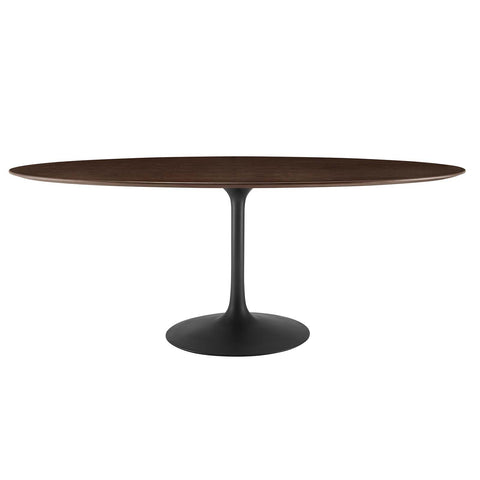 Lippa 78 Wood Oval Dining Table