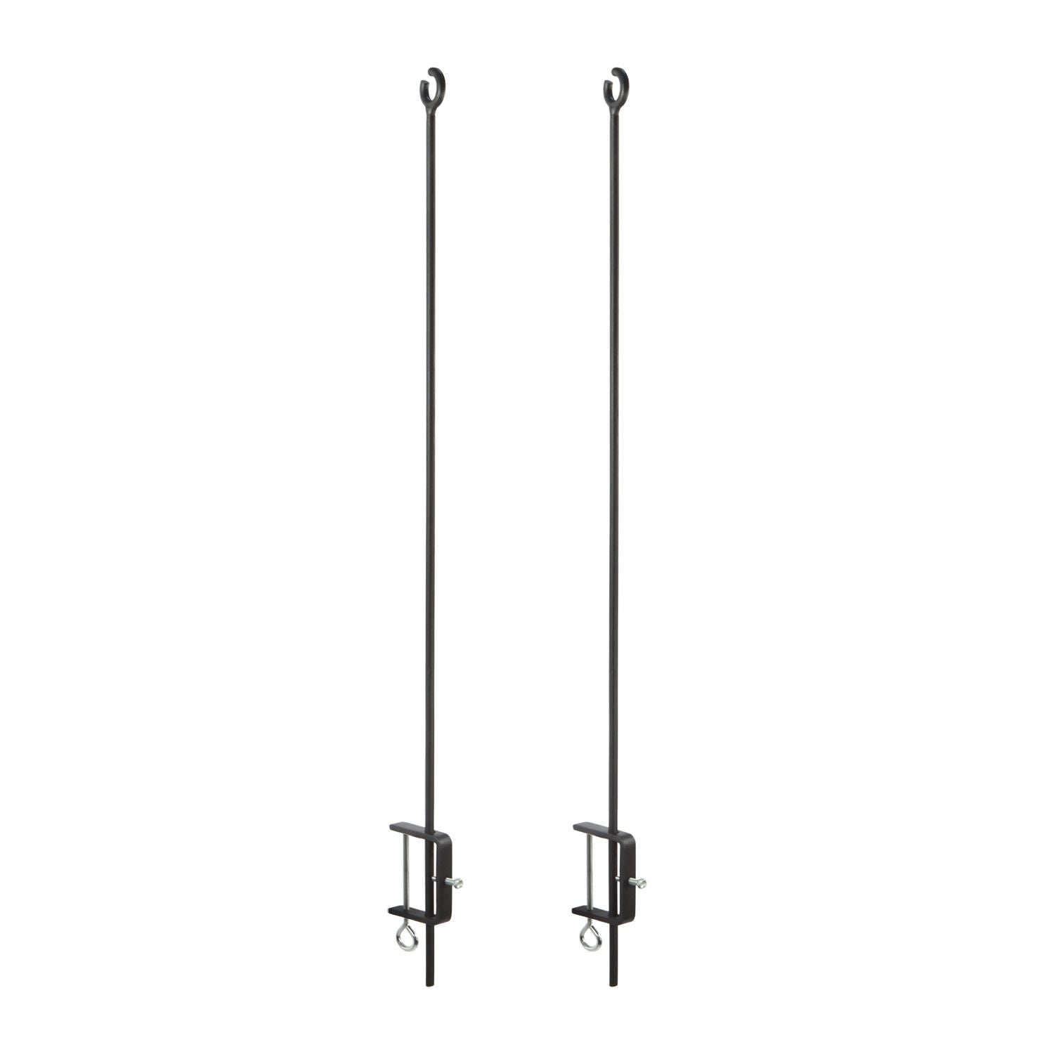 O-Hook Railing Pole for String Lights, pack of 2