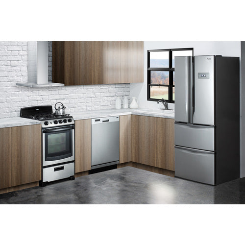 Summit DW2435SSADA 24"" ADA Compliant Dishwasher with 12 Place Settings 5 Cycles Digital Touch Control Energy Star in Stainless Steel